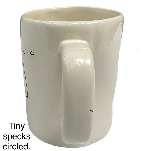 Rae Dunn HERS Mug White Red Large Long Letters Ceramic Coffee Tea NWT 2017 OG - Picture 5 of 12